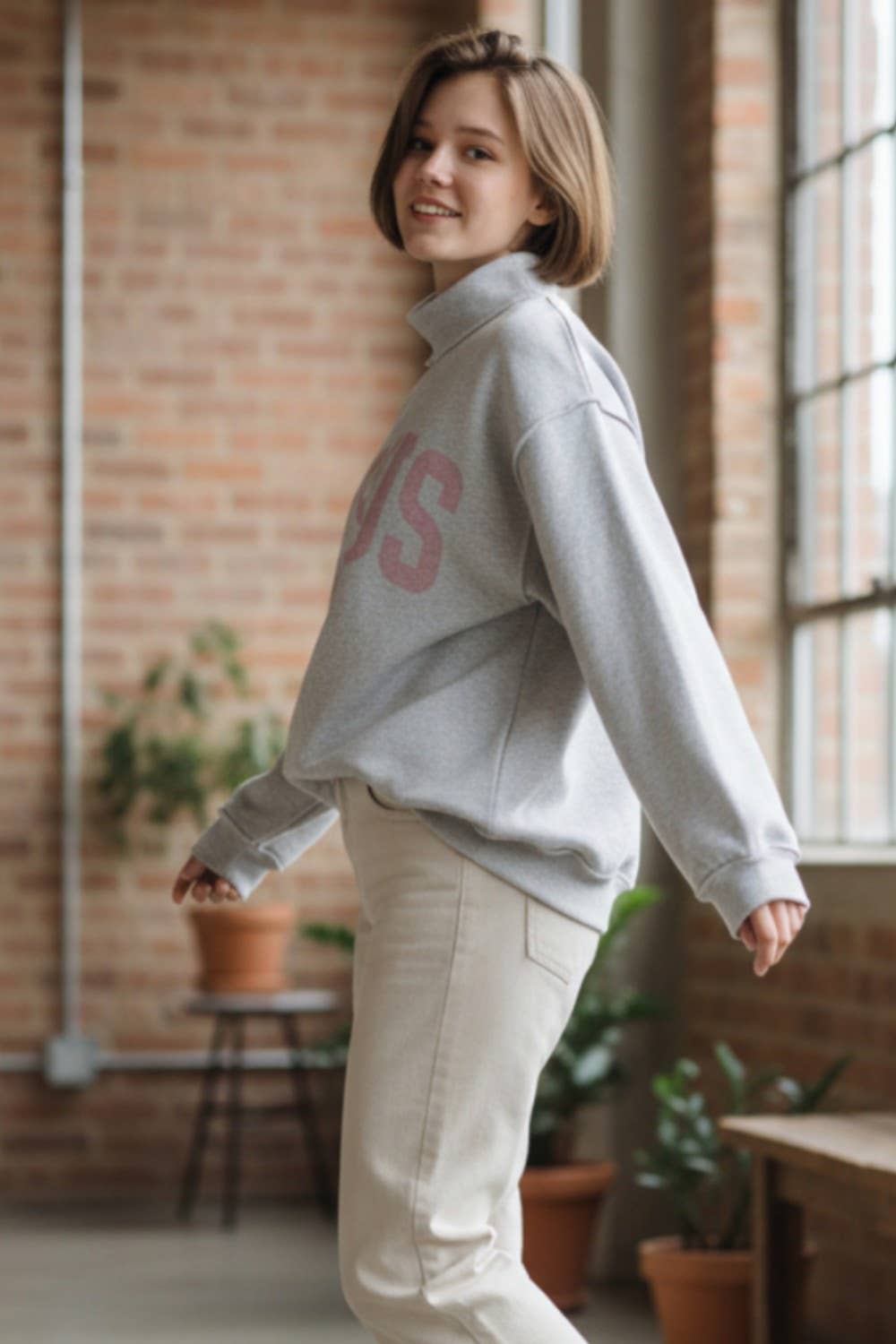 Jesus & God Is Good Reversible Sweatshirt