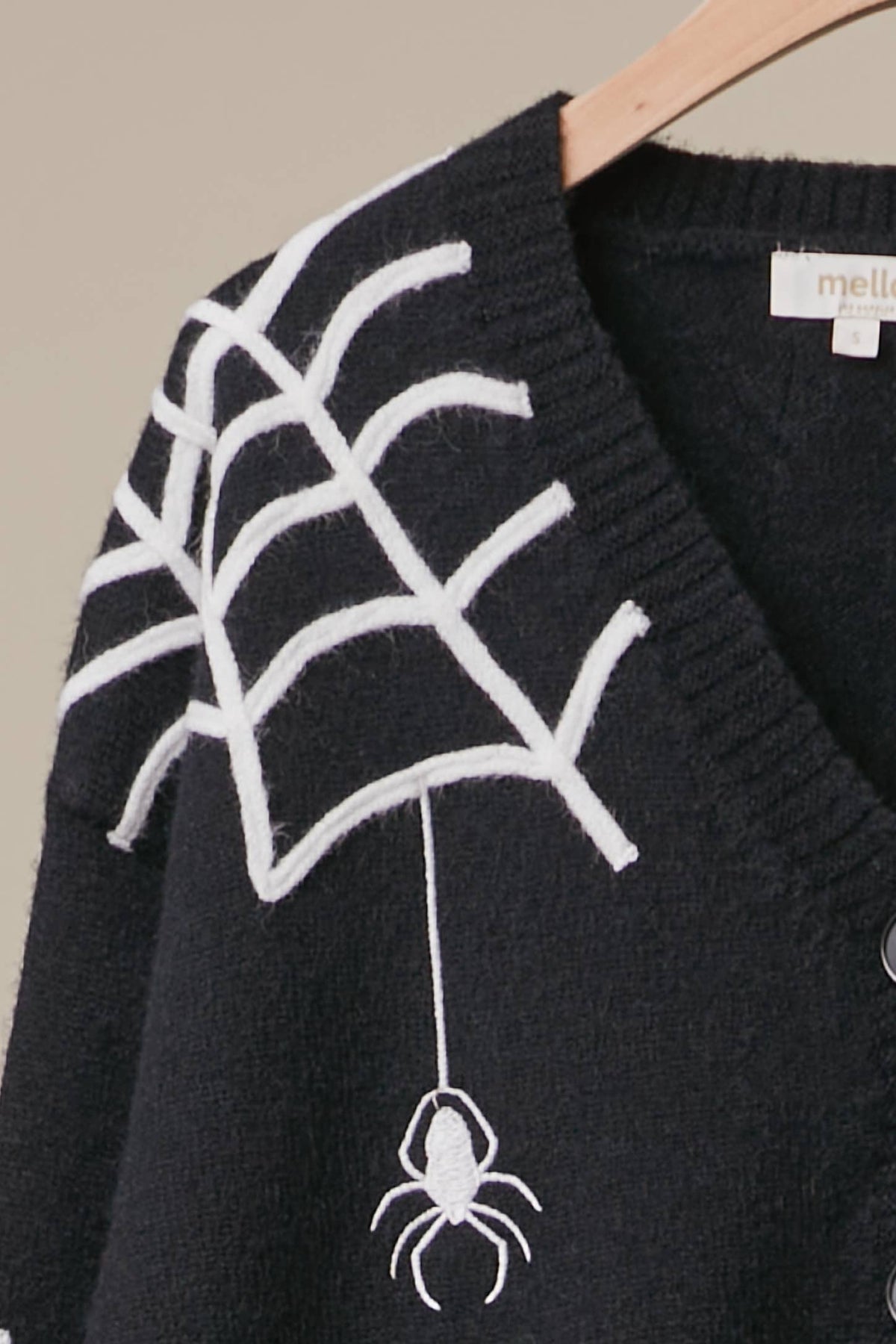 Spider Web Halloween Cardigan