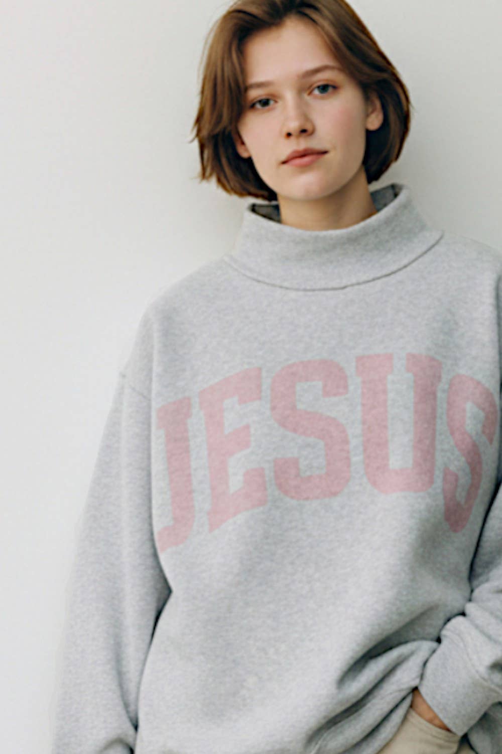 Jesus & God Is Good Reversible Sweatshirt