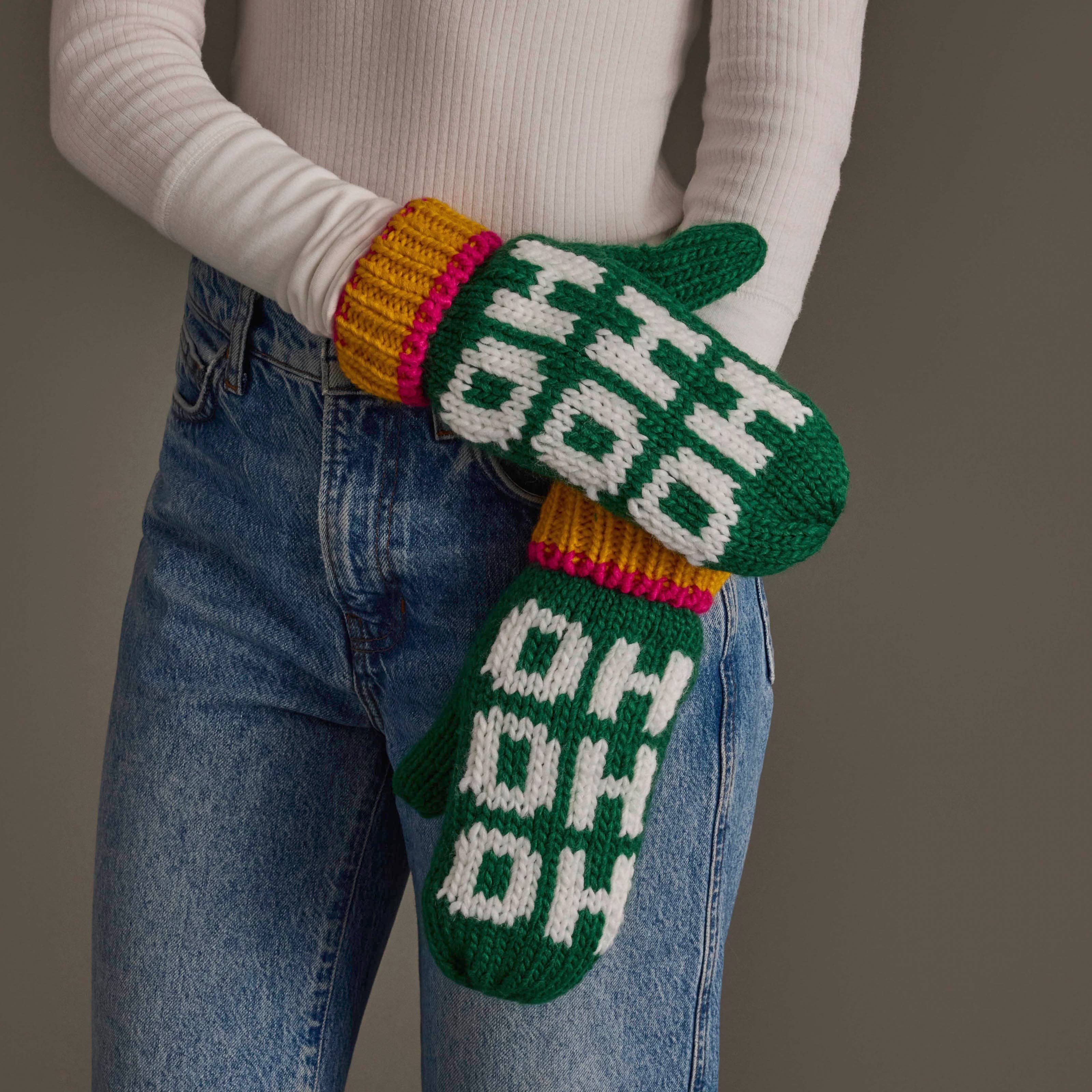 Ho Ho Ho Knit Mittens