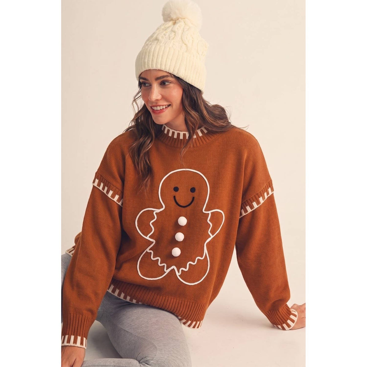 Gingerbread Wishes Christmas Sweater