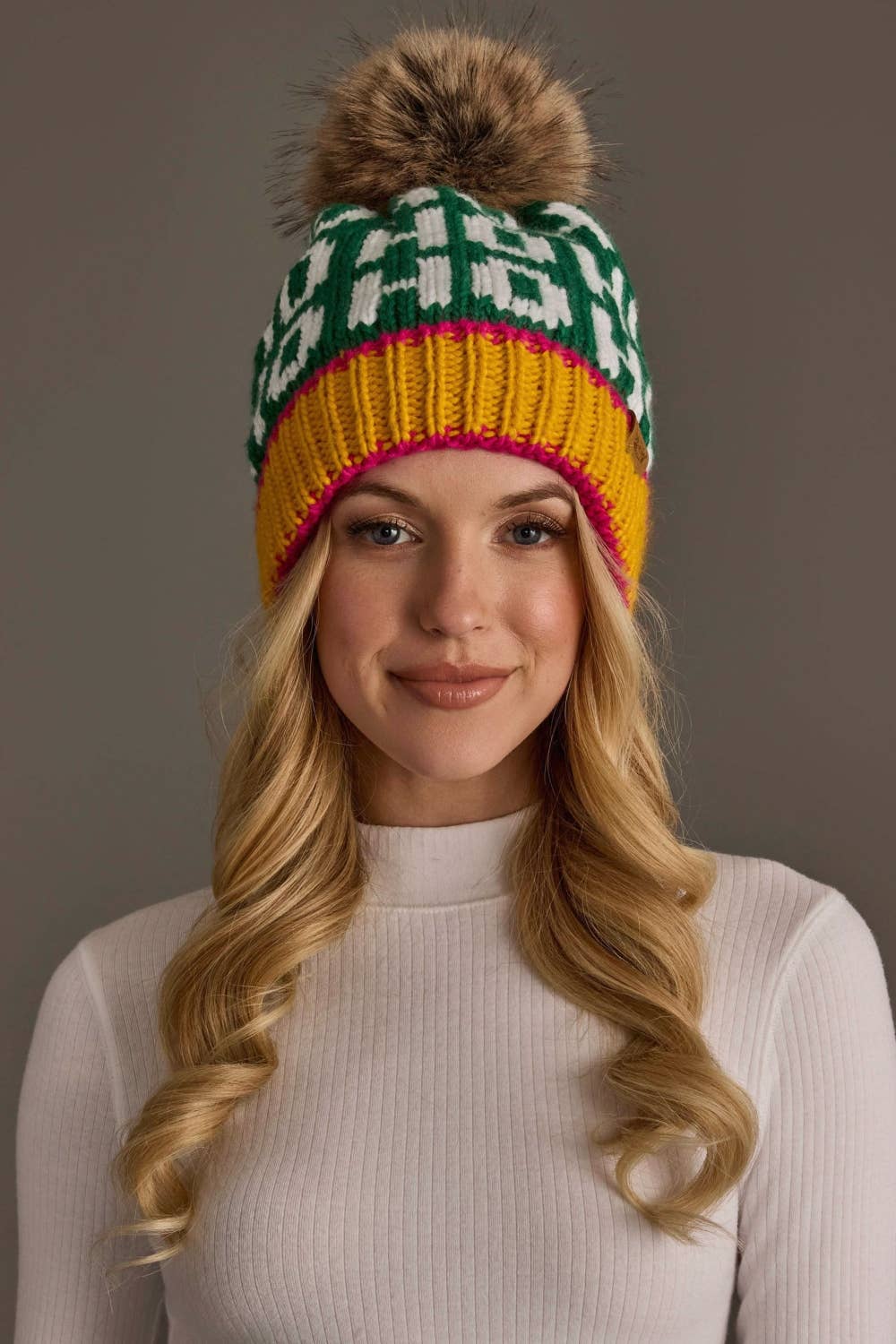 Ho Ho Ho Pom Beanie Hat