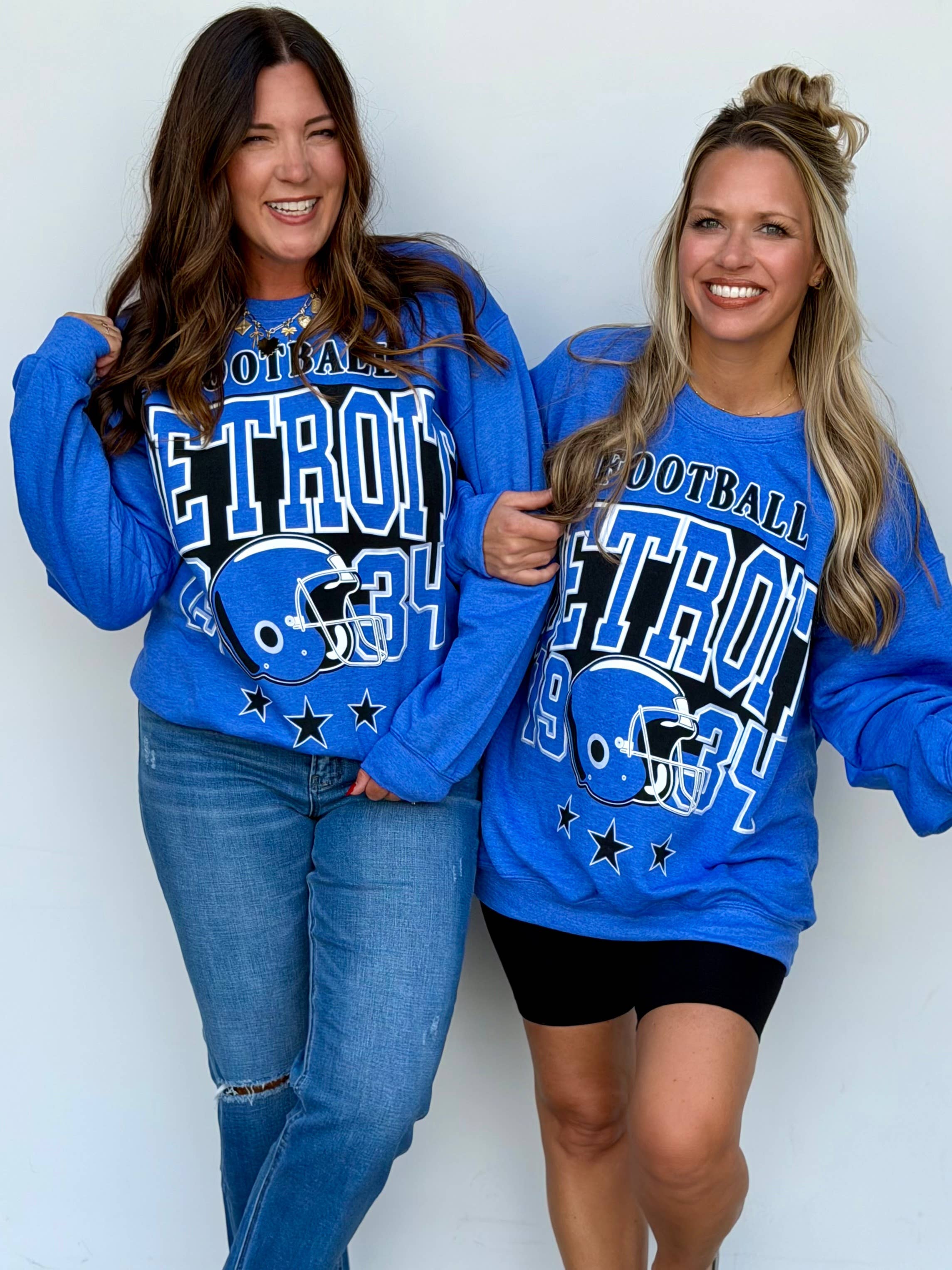 Detroit Oversized Print Sweatshirt