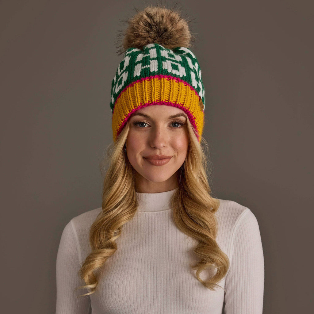 Ho Ho Ho Pom Beanie Hat