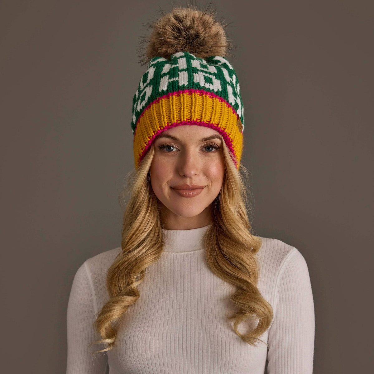 Ho Ho Ho Pom Beanie Hat