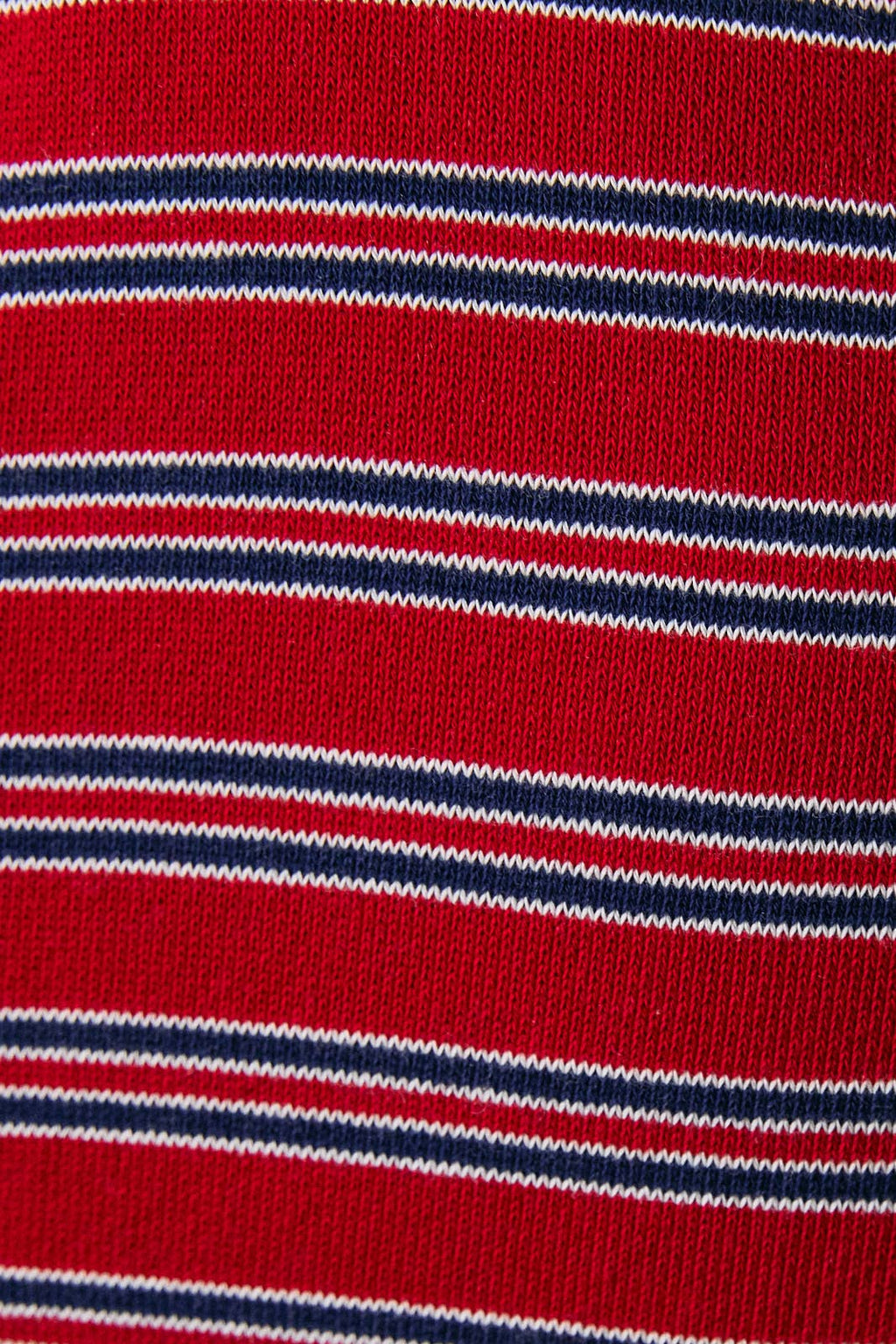Red Stripe French Terry Cardigan