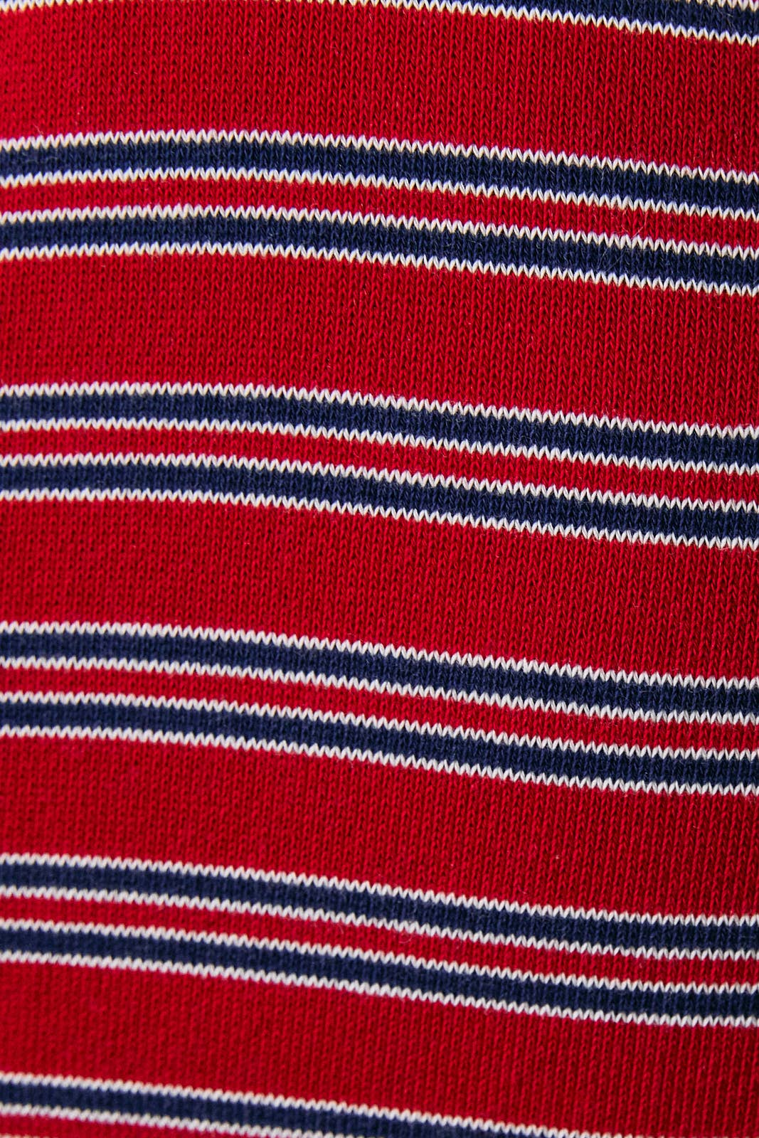 Red Stripe French Terry Cardigan