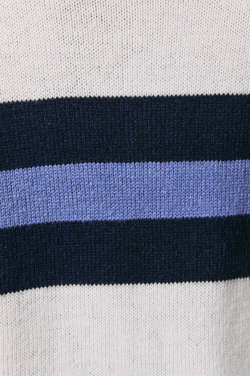 Blue Stripe Rugby Knit Sweater