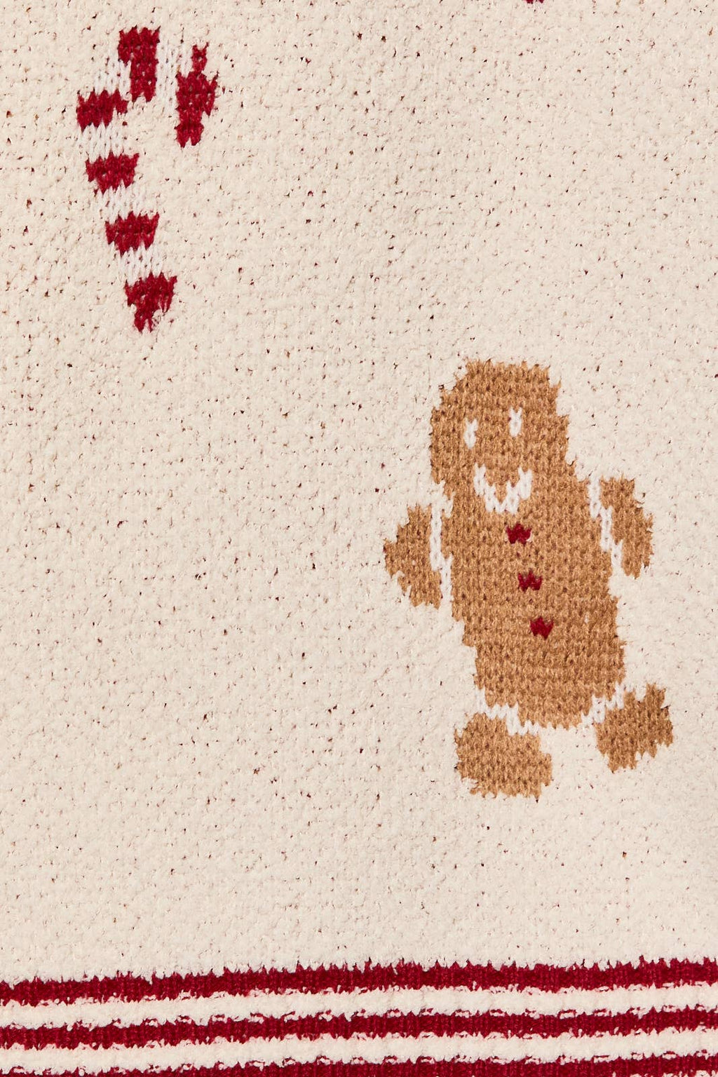 Gingerbread Wishes Wide Leg Knit Pants